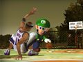 Luigi plays against Vince Carter