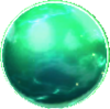 The green Rare Orb, found in Platform Panic