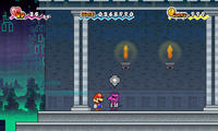 A D-Man in Queen Jaydes' shrine in Super Paper Mario