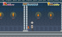 The Shayde in Queen Jaydes' shrine in Super Paper Mario