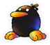 A Sticker of Raphael the Raven.