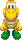 Overworld sprite of a Koopa Troopa from Mario & Luigi: Superstar Saga + Bowser's Minions.