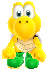 A Koopa Troopa Sprite from Super Mario 3D Land.