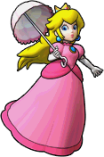 Sprite of Super Peach, from Puzzle & Dragons: Super Mario Bros. Edition.