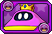 Sprite of King Purple Coin Coffer's card, from Puzzle & Dragons: Super Mario Bros. Edition.