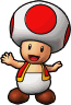 Sprite of Red Toad, from Puzzle & Dragons: Super Mario Bros. Edition.