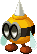 Sprite of an "upright" Flibbee, from Mario & Luigi: Dream Team.