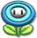 Sprite of a Ice Flower, from Puzzle & Dragons: Super Mario Bros. Edition.