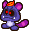 Sprite piece of a Tashrooba from the game Mario & Luigi: Partners in Time