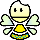 A male Nimbi sprite from Super Paper Mario.