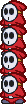 Sprite of a Shy Stack, from Paper Mario.