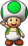 Sprite of Green Toad, from Puzzle & Dragons: Super Mario Bros. Edition.