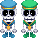 Sprite of the sailors from Mario & Luigi: Superstar Saga + Bowser's Minions.