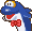 Sprite of Dolphin in Mario Party Advance