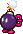 Sprite piece of a Lethal Bob-omb from the game Mario & Luigi: Partners in Time