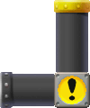 Image of an ! Pipe from New Super Mario Bros. 2.