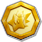 Sprite of a Comet Medal, from Puzzle & Dragons: Super Mario Bros. Edition.