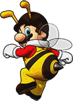 Sprite of Bee Mario, from Puzzle & Dragons: Super Mario Bros. Edition.