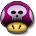 Sprite of a Poison Mushroom, from Puzzle & Dragons: Super Mario Bros. Edition.