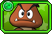 Sprite of Goomba's card, from Puzzle & Dragons: Super Mario Bros. Edition.