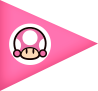 Flag for Dr. Toadette in Dr. Mario World