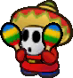 A Maraca Guy from Paper Mario: Sticker Star