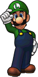 Sprite of Super Luigi, from Puzzle & Dragons: Super Mario Bros. Edition.