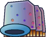 Sprite of a Shlurp from Super Paper Mario.