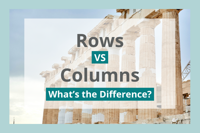 row vs column