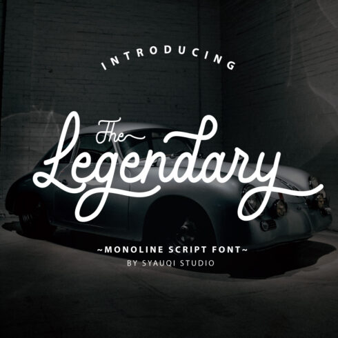 The Legendary, Best Monoline Script Font cover image.