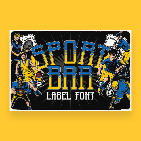 Sport Bar Vintage Font cover image.