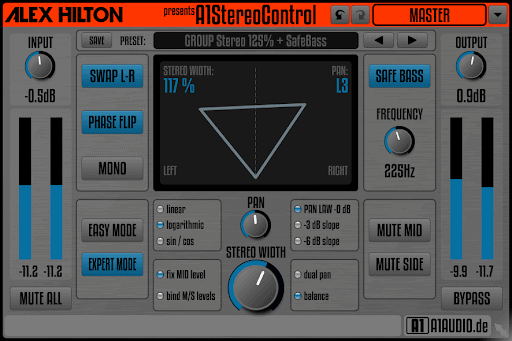 a1 stereo control plugin