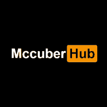 a black background with the words mccuber hub on it