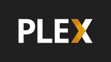 a black background with the word plex in white