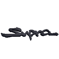 the word supra is written in black letters on a white background