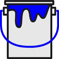 an icon of a bucket of green paint