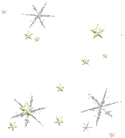 a white background with snowflakes and stars on it