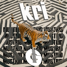 a tiger is standing in a maze with the word kpi on it