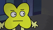 a cartoon character with a x on his face