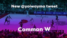 a purple background with the words " new @yoiwayma tweet " on it