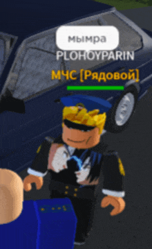 a roblox character with a crown on his head