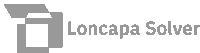 a logo for loncapa solver with a checkered design