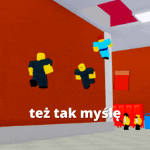 a screenshot of a video game says też tak mysli