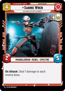 a card with sabine wren on it