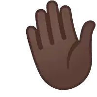 a brown hand giving a thumbs up sign