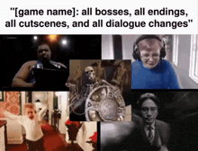 a collage of images with the words " game name " at the top