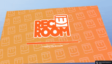 a screen that says rect room logging into account on it