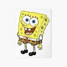 spongebob squarepants is wearing a tie and smiling .