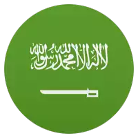 a green circle with arabic writing and a sword