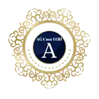 a logo for aga 'nun yeri with the letter a in the middle